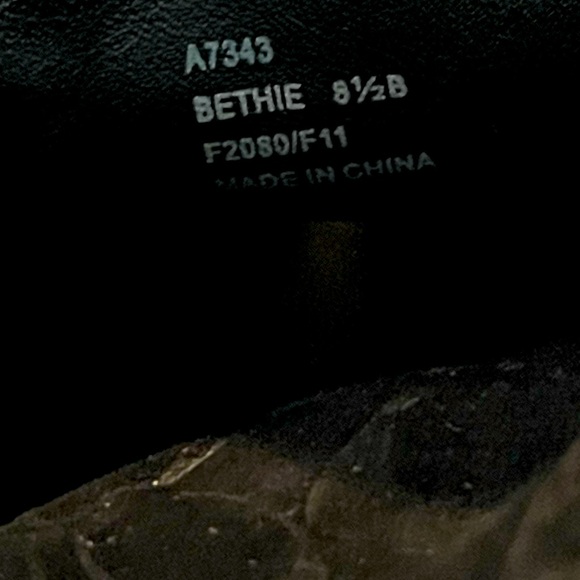 COACH BETHIE Smooth Nappa Boots - 8.5B Black 3.5 inch heel NWOT - Picture 9 of 14